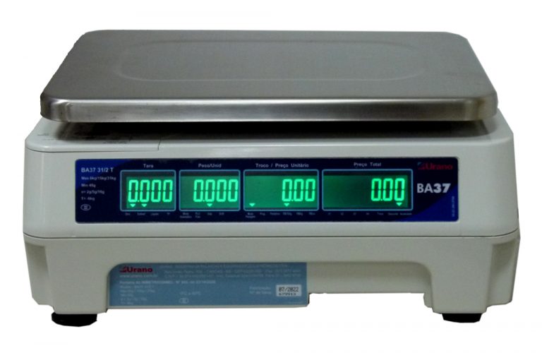 Miniatura 2 da Balança BA37, detalhe do display e da impressora