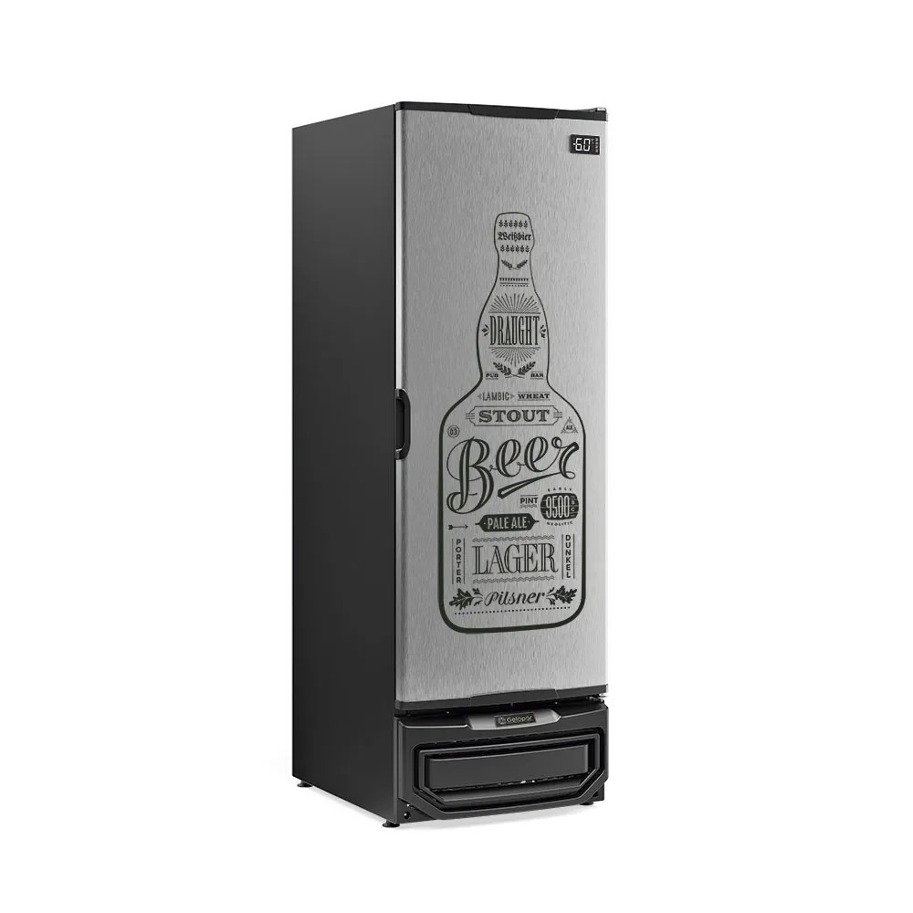 Cervejeira GCB-57 GW TI acabamento inox