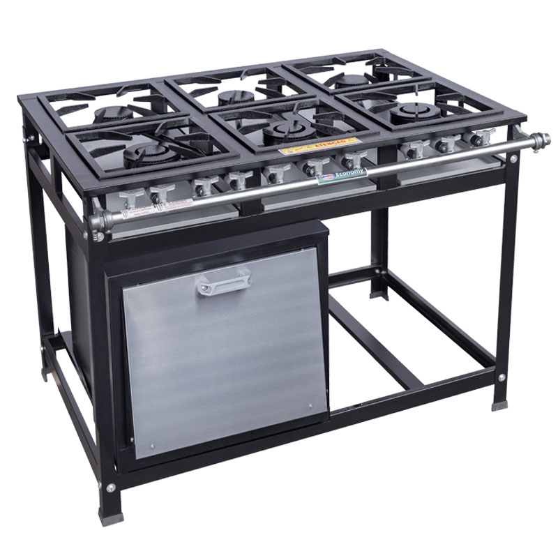 Fogão 6 Bocas com Forno Economy