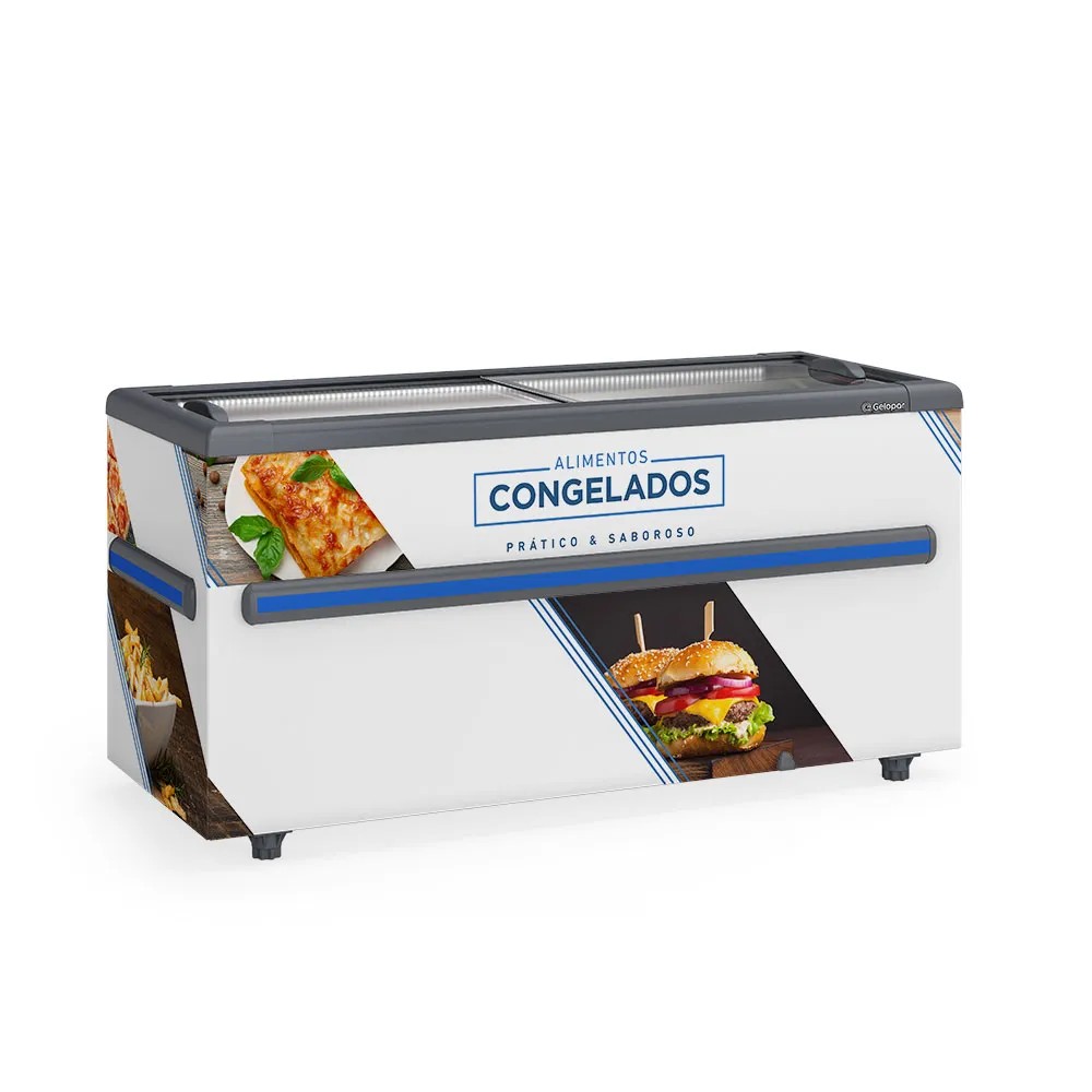 Expositor Ilha Dupla Ação GHDI-500 branco